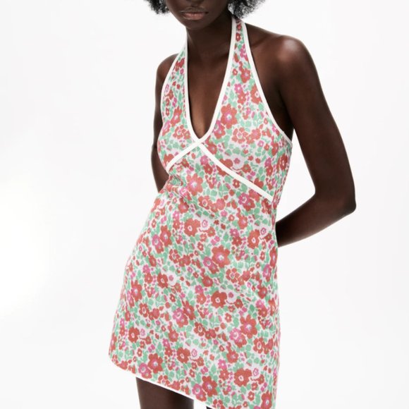 Zara | Dresses | Zara Knit Halter Neck 